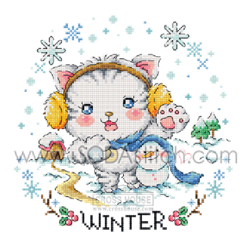 [SO-3243]겨울고양이-Winter Cat