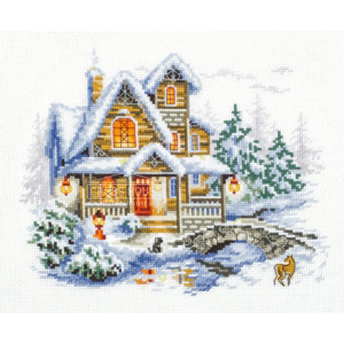 Magic Needle Kit/Winter Cottage-110-042