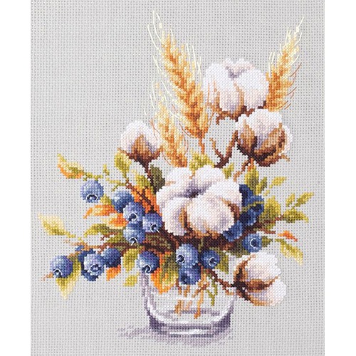 Magic Needle Kit/Blooming cotton and blueberry-100-013