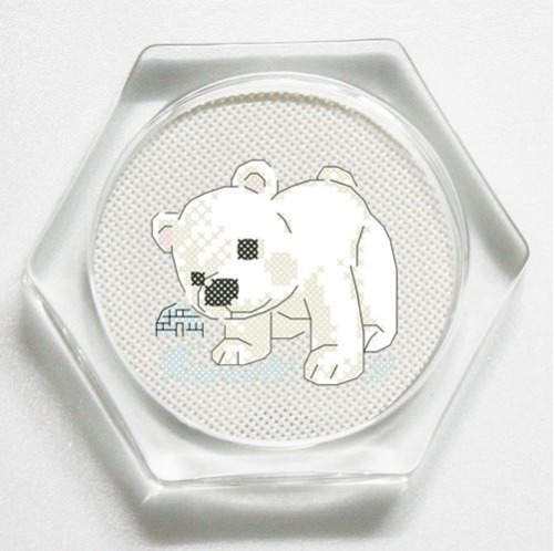 [올][컵받침패키지]북극곰