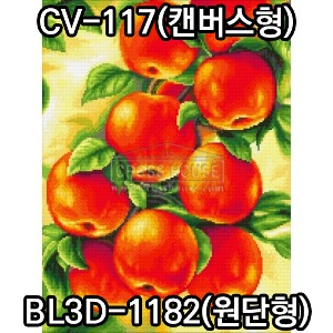 블링-재물홍사과(세로형) 45x60cm(원형+AB)