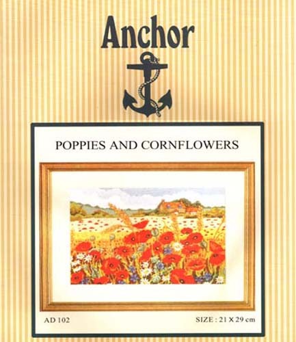 Poppies and Cornflowers - AD102 