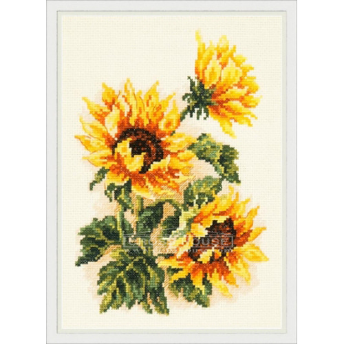 Magic Needle Kit/Three Sunflowers 40-78
